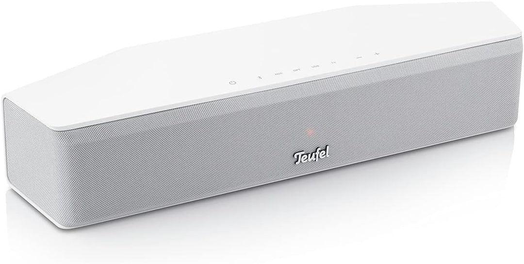 Teufel CINEBAR ONE Soundbar Bluetooth Musik Sound Games Film PC Notebook Weiss white, white
