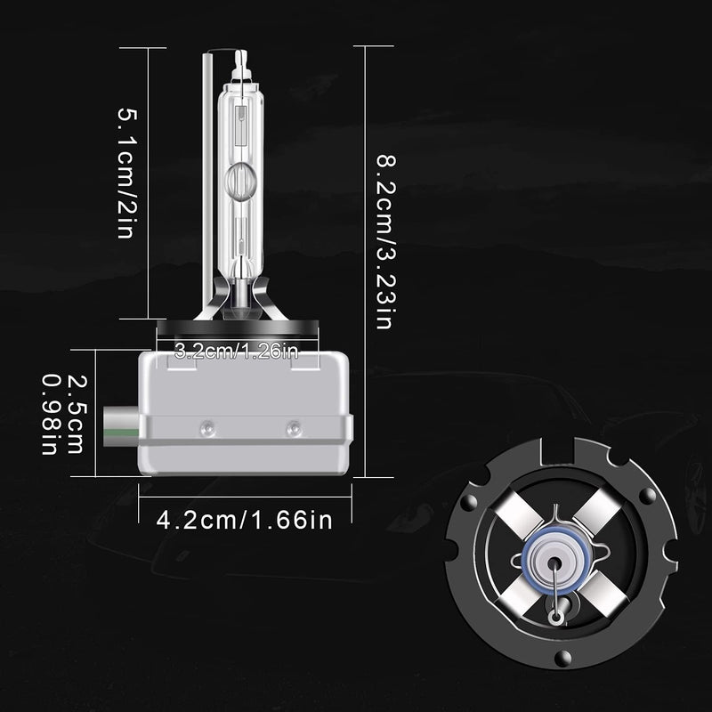 WinPower D3S 35W Bi Xenon Brenner Birne 42V Autolight Entladungslampe HID Kit 6000K White Licht Extr