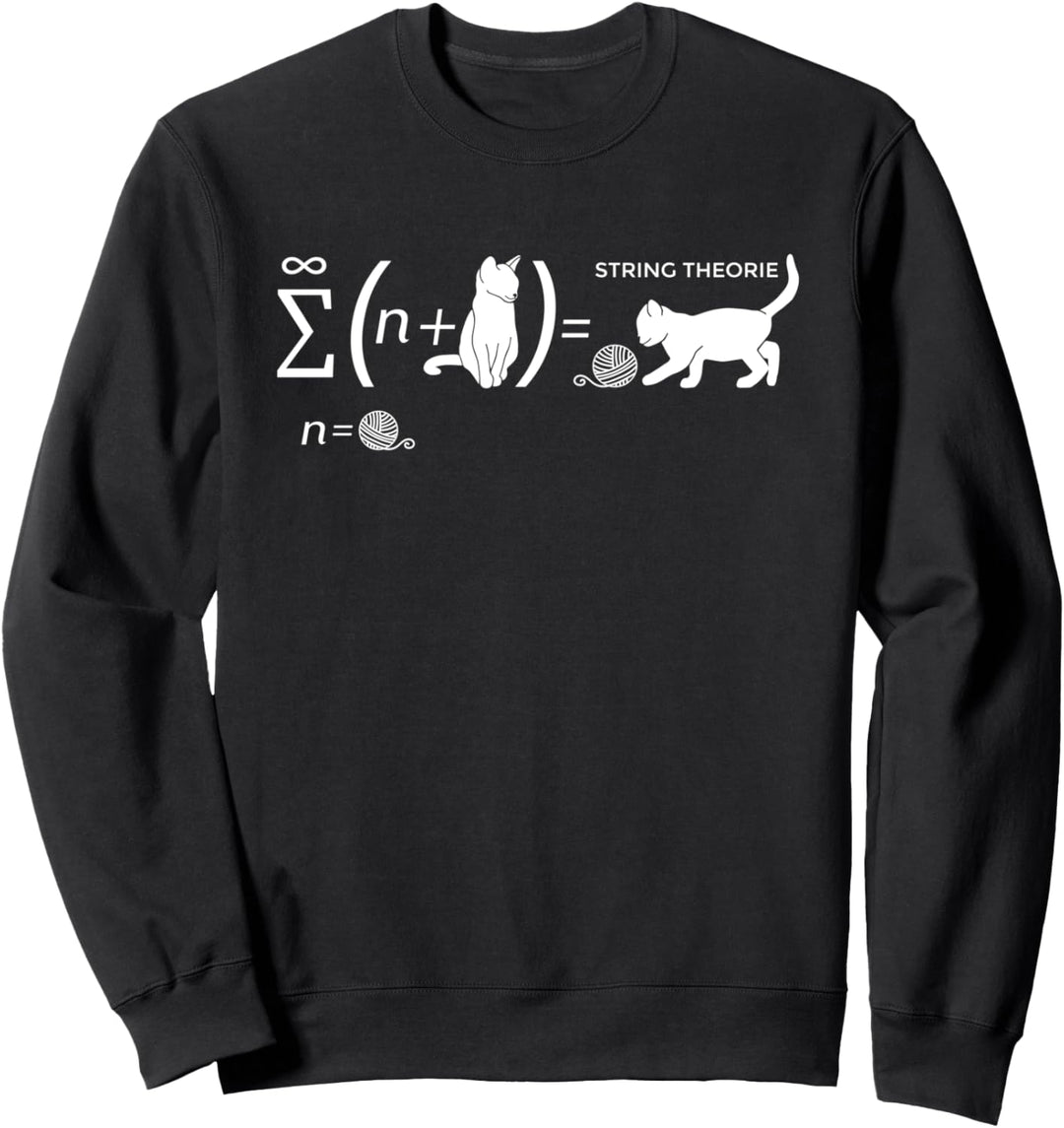 String Theorie Schrödingers Katze Physiker Student Sweatshirt