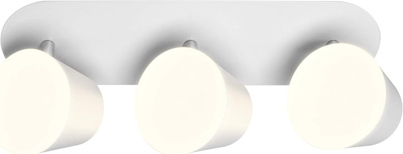 LEDVANCE LED Wand- und Deckenleuchte mit 3 Spot-Strahlern für das Badezimmer aus hochwertigem Alumin