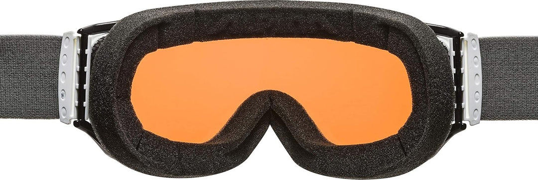 ALPINA Unisex Skibrille Skibrille (1er Pack) Einheitsgrösse Weiss, Einheitsgrösse Weiss
