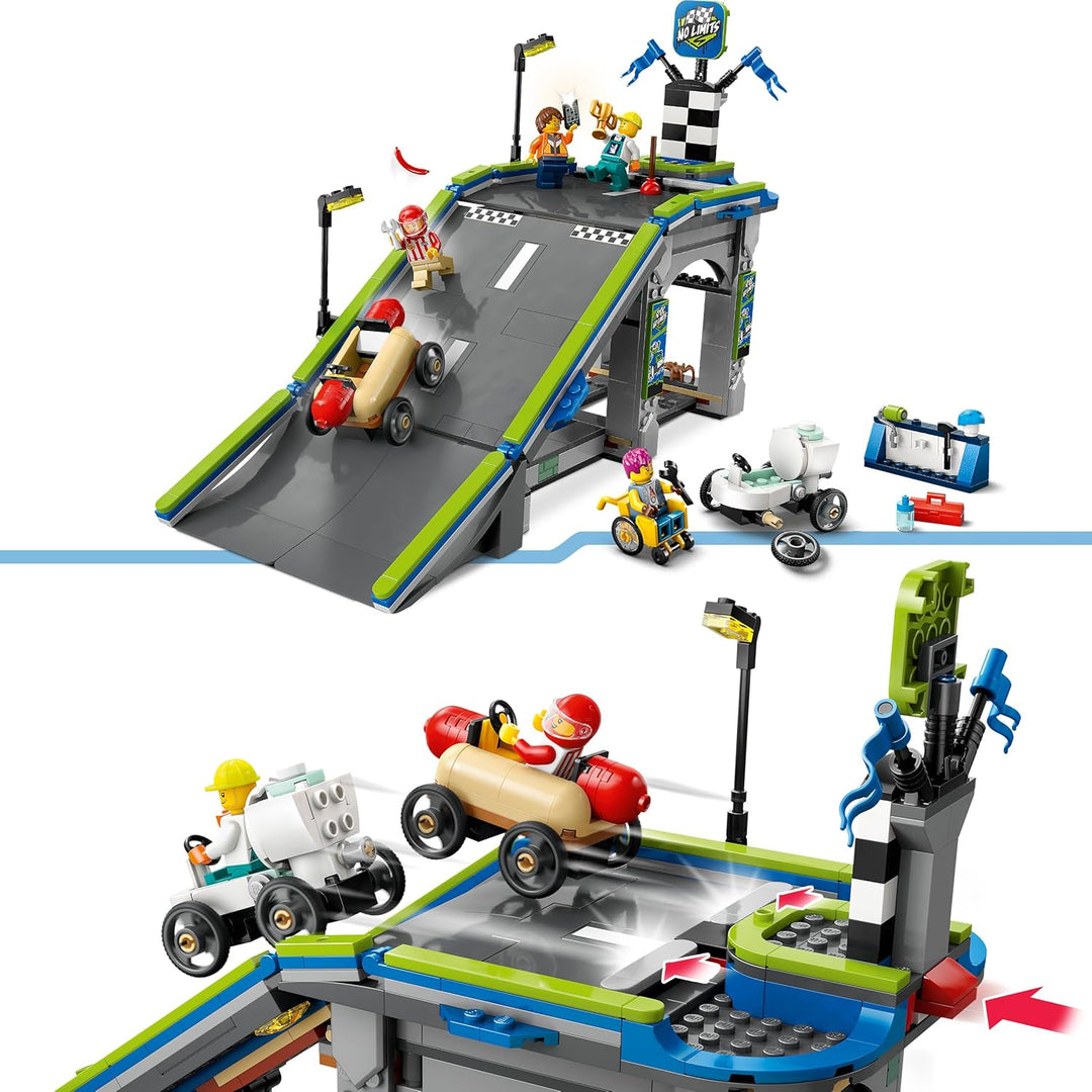 LEGO City Keine Limits: Seifenkistenrennen mit Rampe - Bauspielzeug für Jungen und Mädchen ab 6 Jahr