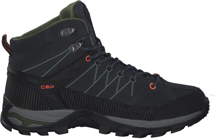 CMP Herren Rigel Mid Shoe Wp Trekking-& Wanderstiefel 46 EU Antracite Torba, 46 EU Antracite Torba