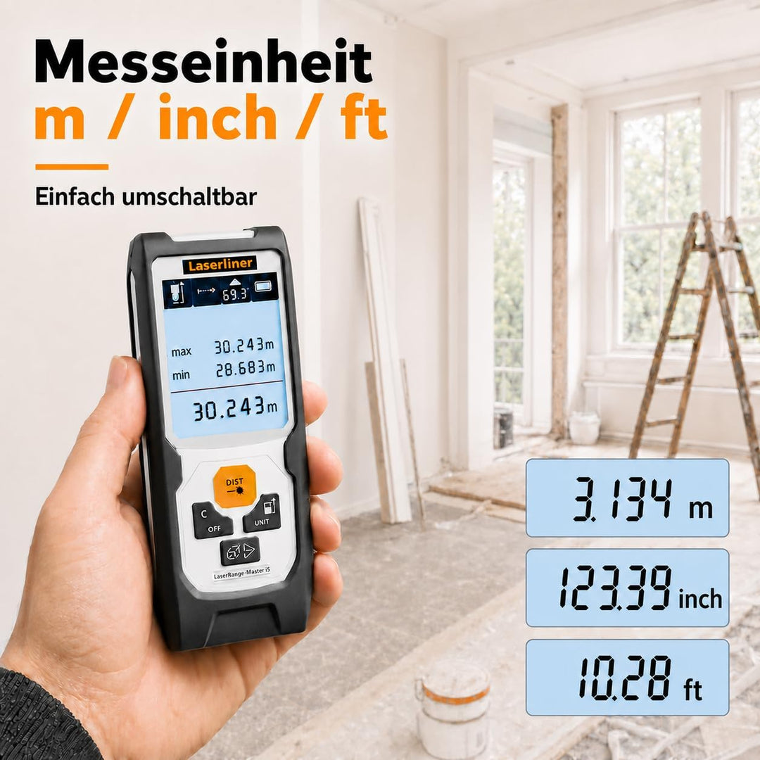 Laserliner Laser Entfernungsmesser LaserRange-Master i5, LaserRange-Master i5