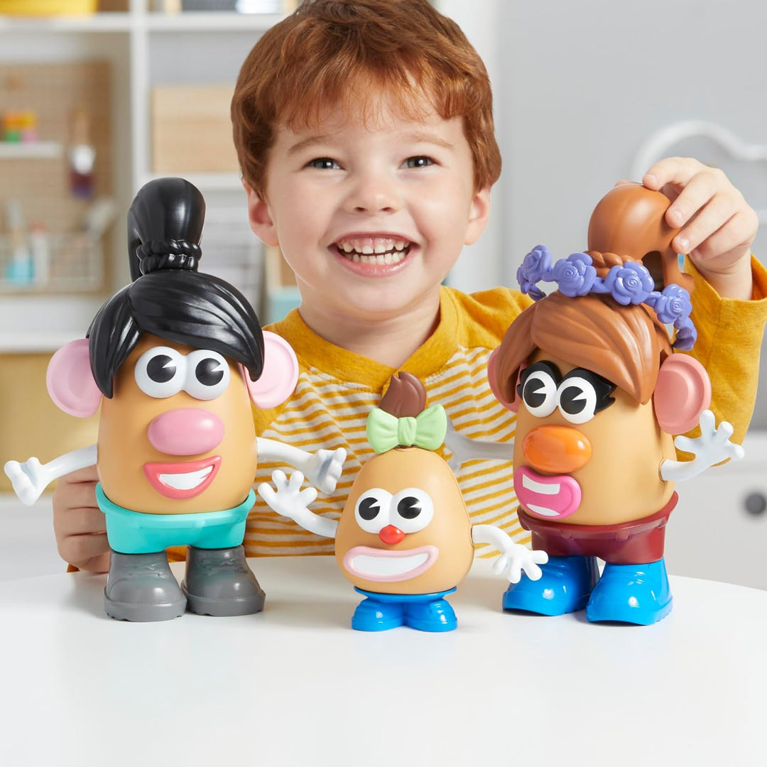 Potato Head Gestalte Deine Kartoffelkopf-Familie Spielzeugset, Kartoffelfarbe, Familie