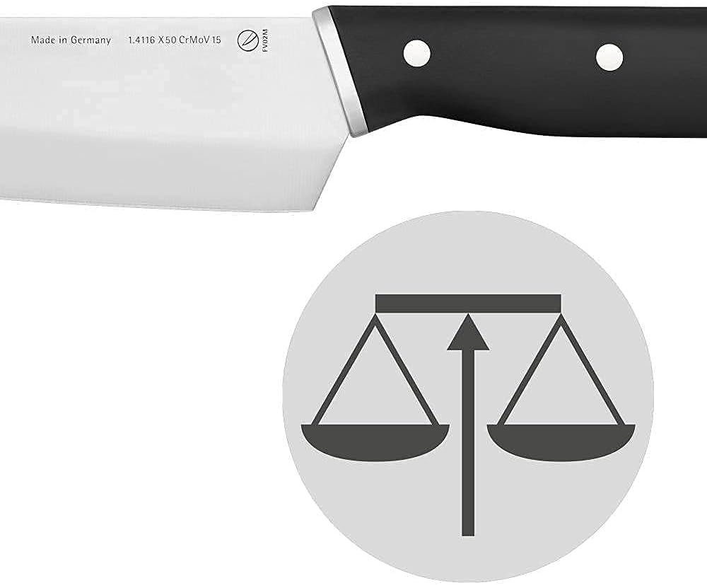 WMF Sequence Santoku Messer 31 cm, Made in Germany, Sushi Messer Küche, scharf, Performance Cut, Kin