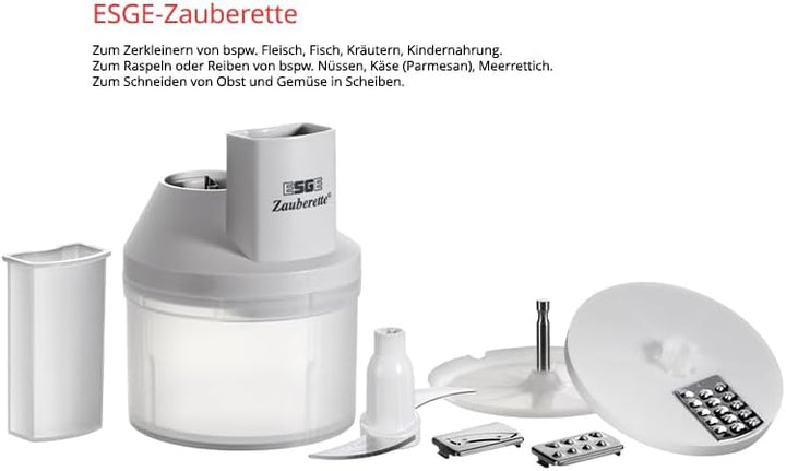 ESGE-Zauberstab M 200 Superbox, Stabmixer mit Zubehör, bis 17.000 U/Min, 90750, Weiss