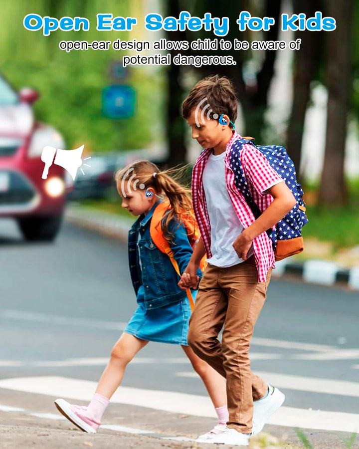 BANIGIPA Kinder-Kopfhörer, offene Kopfhörer, drahtloses Bluetooth 5.4 Headset mit Mikrofon für die S
