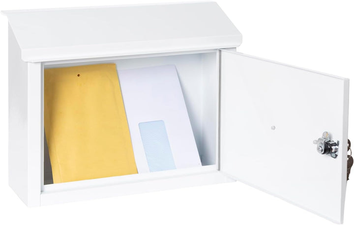 ARREGUI V4071 Maxi Durchwurfbriefkasten aus Verzinktem Stahl, Mauerdurchwurf Briefkasten in Grösse M