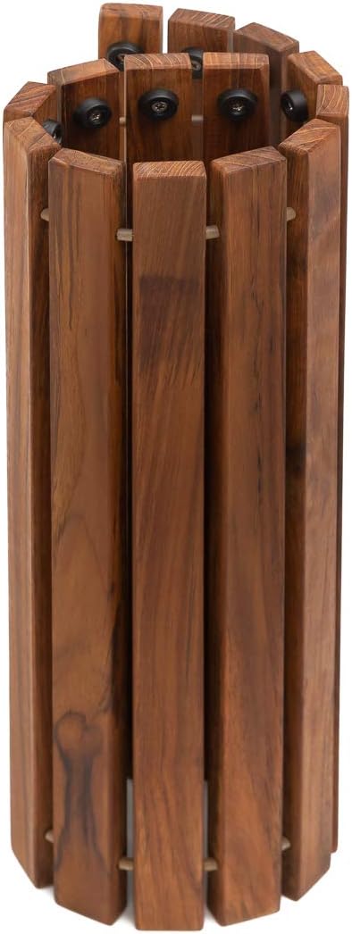 AsinoX TEK4H5050 Aufrollbarer Terminkalender aus Teka-Holz