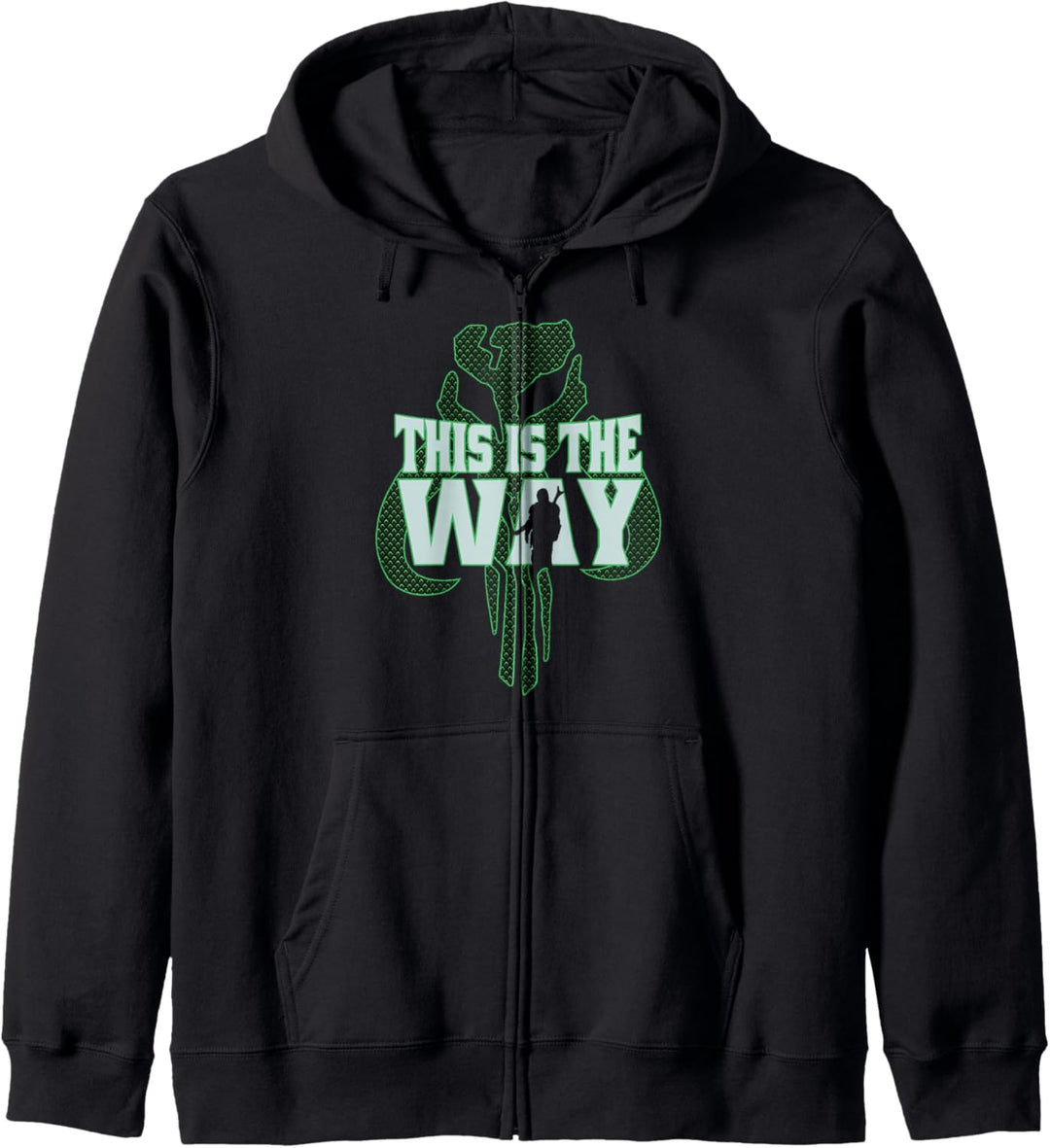 Star Wars: The Mandalorian This Is The Way Logo Silhouette Kapuzenjacke