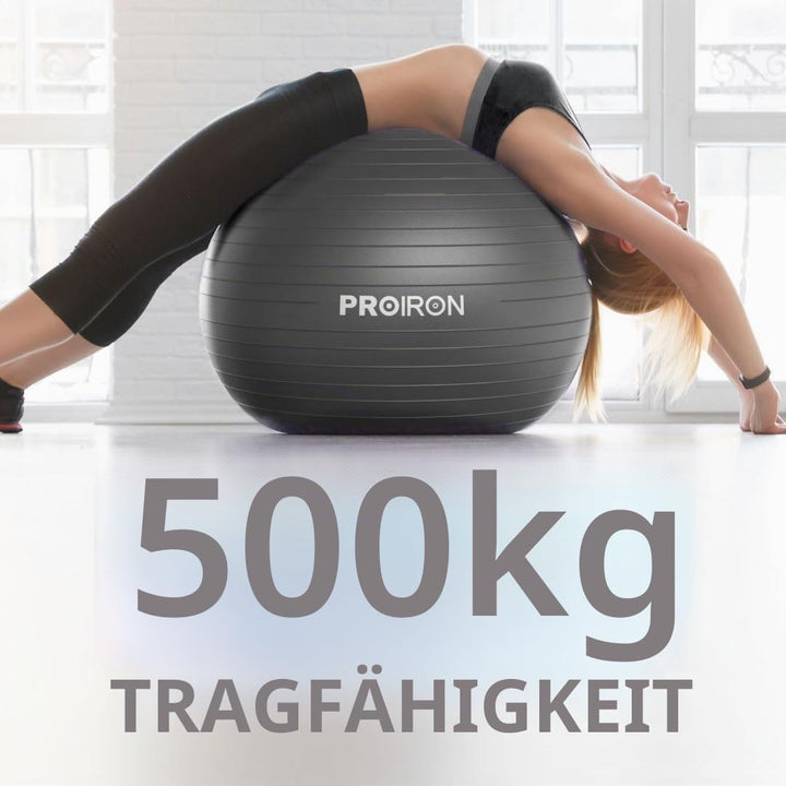PROIRON Gymnastikball Pezziball Sitzball Trainingsball Fitnessball & Balance für Core-Training mit P