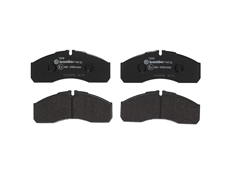 Brembo P A6 022 Bremsbelagsatz, Scheibenbremse - (4-teilig)