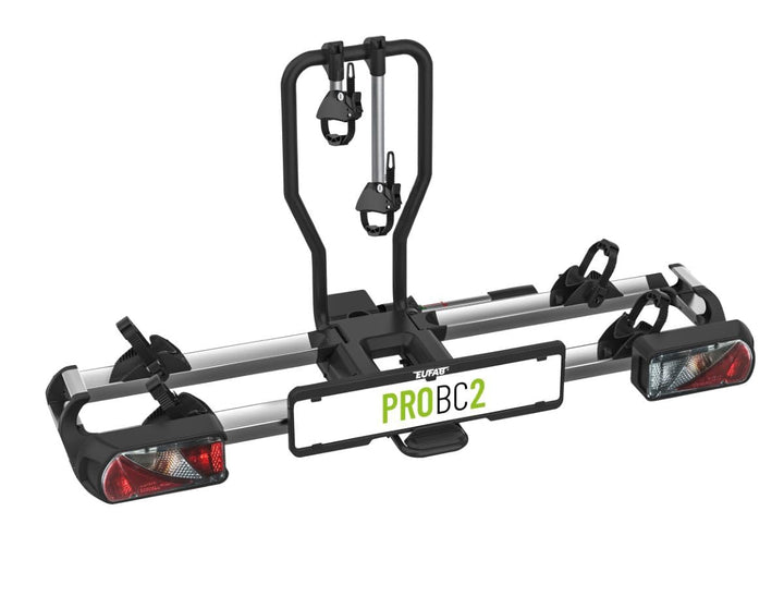 EUFAB 11600 Fahrradträger ProBC2, Heckträger für 2 Fahrräder/E-Bikes, 60 kg Nutzlast, vormontiert, a