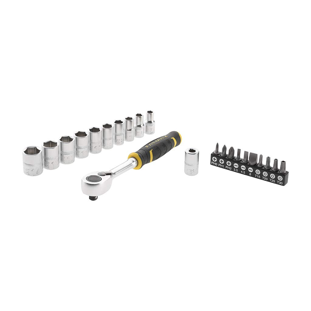Stanley de trinquete 1/4" 120 dientes + puntas FMMT82679-0 Mehrfarbig 22 Pièces, 22 Pièces