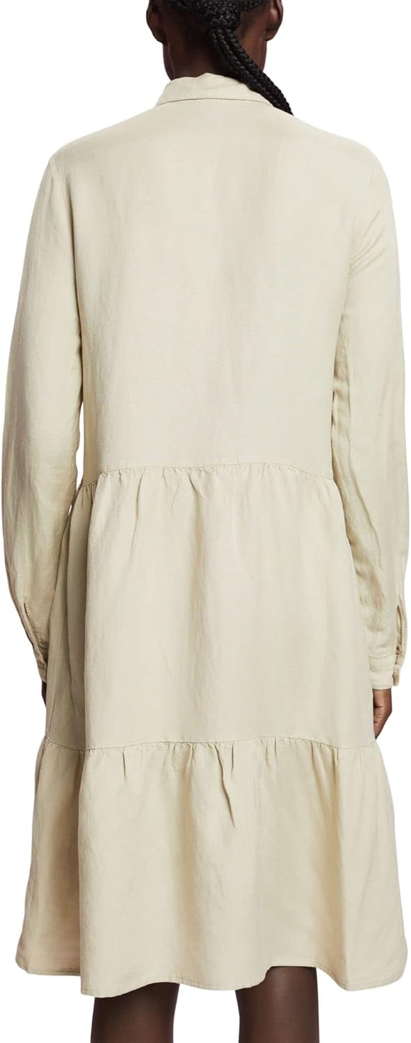 ESPRIT Damen 033ee1e303 Kleid 32 335/Dusty Green, 32 335/Dusty Green