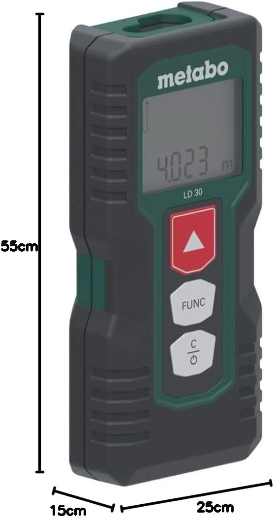 Metabo Laser-Distanzmessgerät LD 30 (606162000) Karton, Laserklasse: 2, Wellenlänge: 635 nm, Lichtle