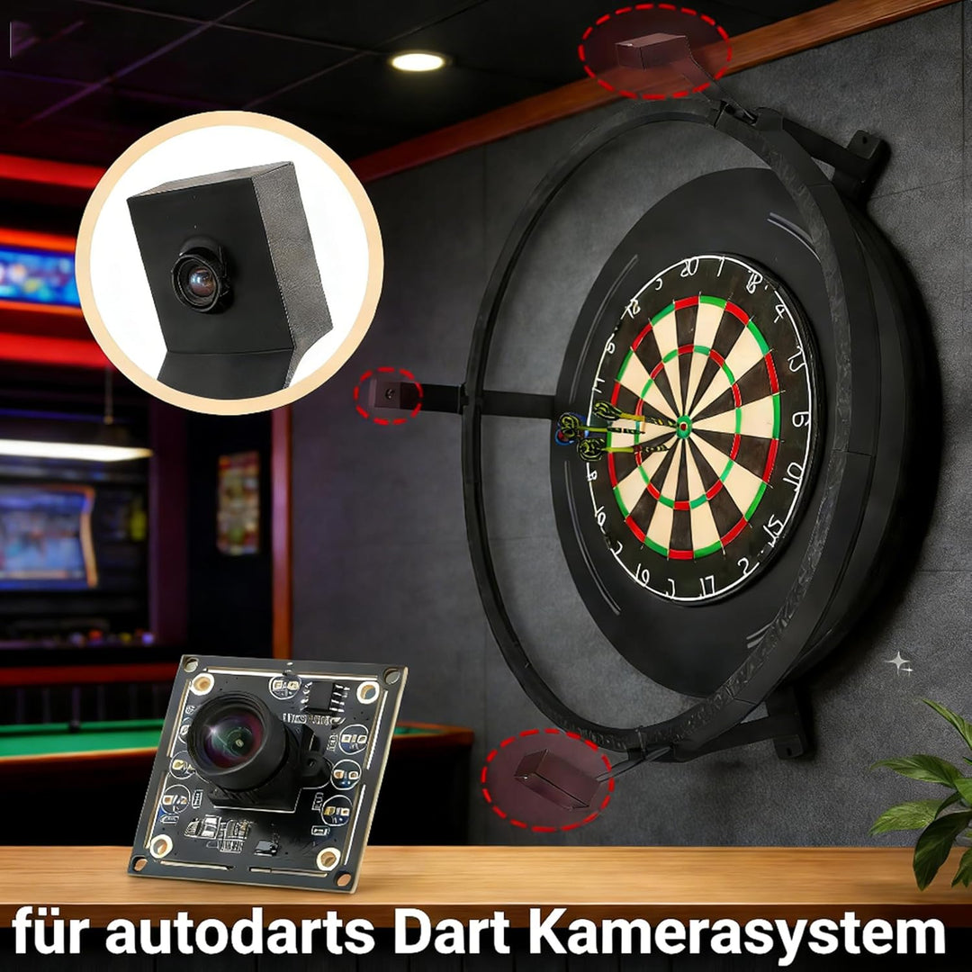 OV9732 Kameramodul 100° 3er-Set für Autodarts Dart Kamerasystem, 1280x720 HD, 30fps, USB 2.0, 2m Kab