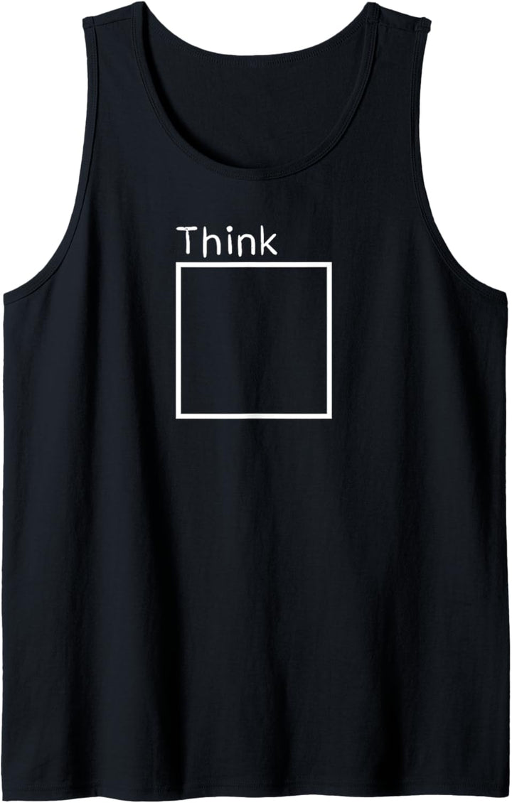 Think Outside the Box Graphic Tank Top