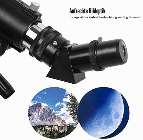OYS Teleskop, Teleskop für Erwachsene und Kinder,70 mm Blende 400 mm Refraktor-Teleskop für Astronom