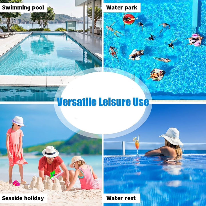 Luftmatratze Wasser Pool Sessel für Erwachsene, Aufblasbares Sofa Poolliege Schwimmkissen, Faltbare