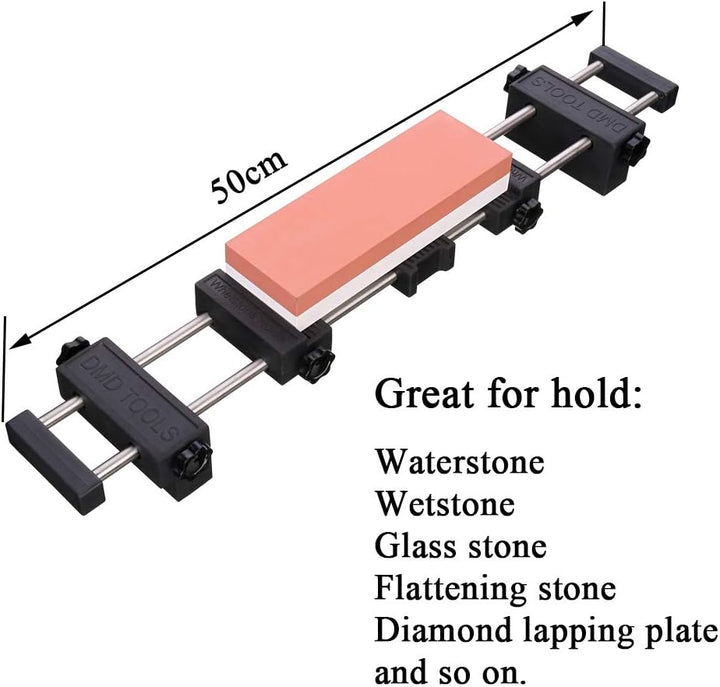 Schleifstein Wetzsteinhalter Sink Bridge mit verstellbarem, rutschfestem Gummi zum einfachen Honen v
