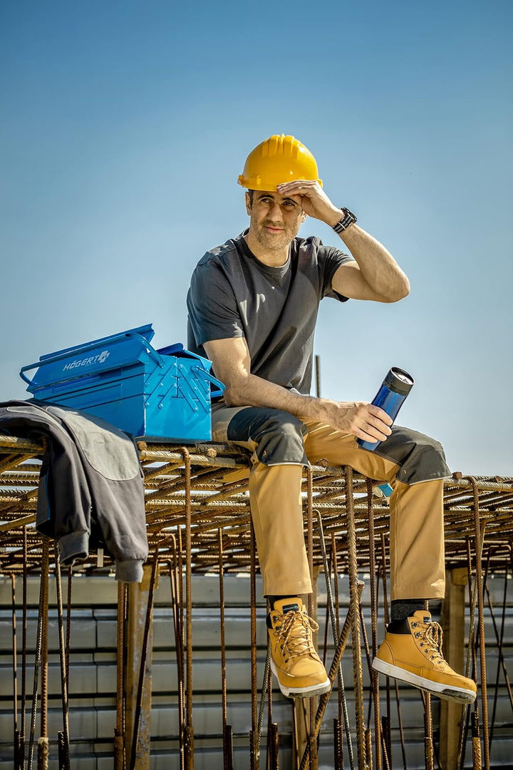 Högert Technik – Werkzeugkasten aus Metall für Werkzeug und Kleinteile - Werkzeugbox/Werkzeugkoffer