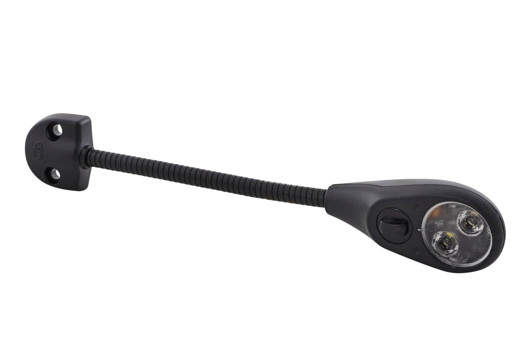 HELLA - Leseleuchte - SpotLED - LED - 24/12V - 3.0W - LED - Anbau - Lichtscheibenfarbe: glasklar - L