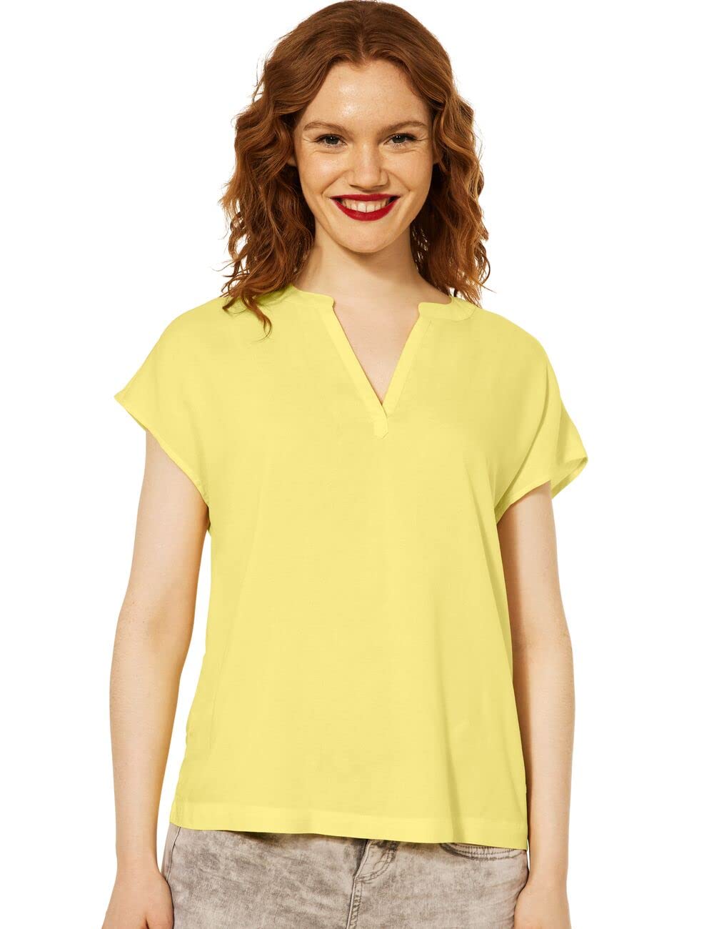 Street One Damen Bluse 36 Merry Yellow, 36 Merry Yellow