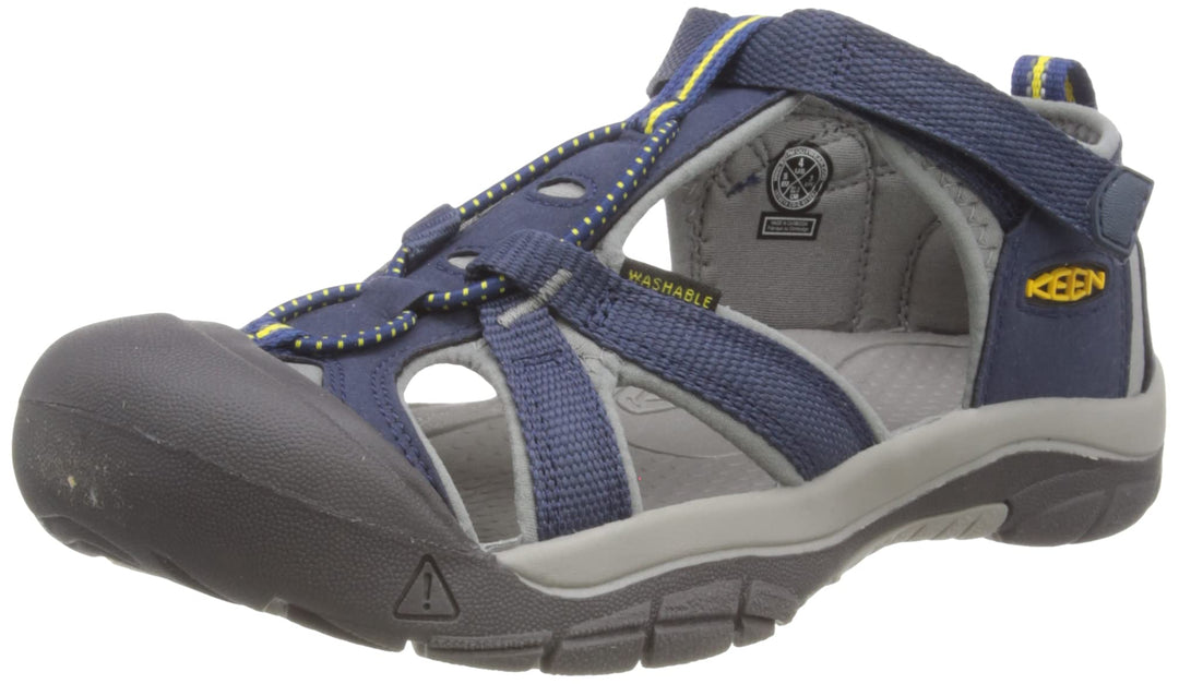 KEEN Unisex Kinder Venice H2 Sandalen 25/26 EU Navy Grey, 25/26 EU Navy Grey