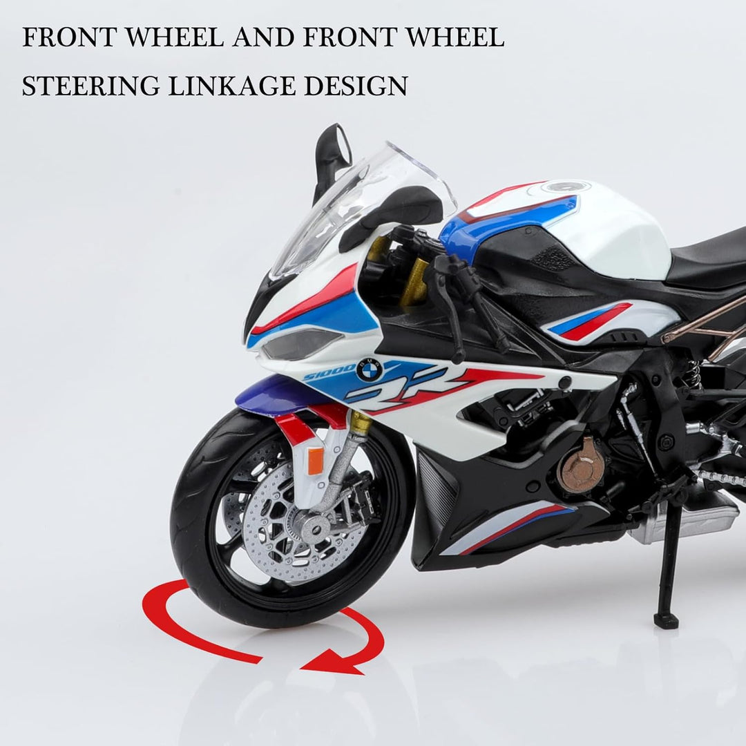 TOKAXI 1/12 Massstab BMW S1000R Diecast Spielzeugmotorräder, BMW Motorradmodell, BMW Motorrad-Spielz