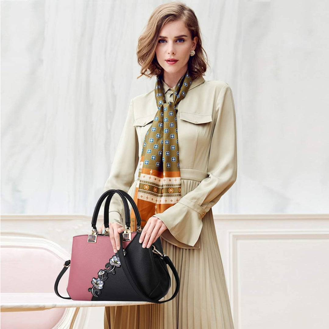 NICOLE &amp; DORIS 2024 Mode Handtaschen für Frauen Umhängetasche Damen Tragetaschen Shopper Elegant Sch