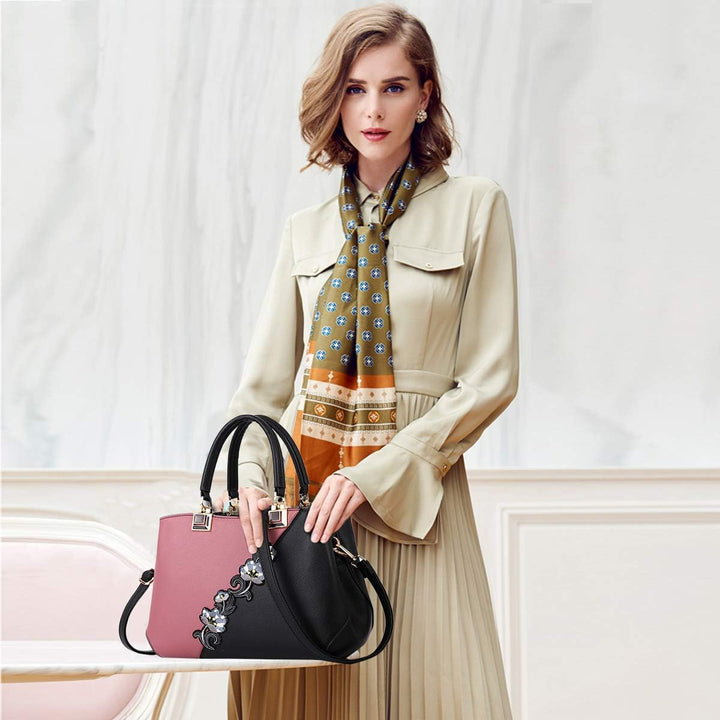 NICOLE &amp; DORIS 2024 Mode Handtaschen für Frauen Umhängetasche Damen Tragetaschen Shopper Elegant Sch