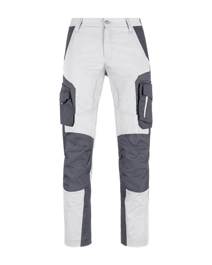 FHB-Zunftkleidung FLORIAN Gr.48 weiss/anthrazit 50% CO/50% PES 125100-1012-48, 48