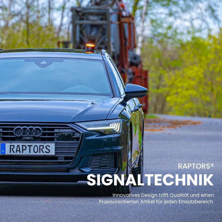 220km/h DEKRA geprüft | Raptors LED Technik® Snake Master Akkukennleuchte von Raptors LED Technik® |
