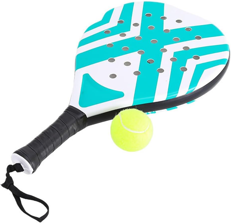 1 Set Padel-schläger, Leichter Padel-schläger 2 Tennisbällen Und Tragetasche Für Erwachsene