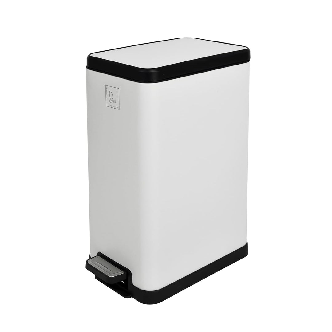 SVITA STM15 Mülleimer Treteimer Tretmülleimer Abfalleimer 15l inkl. Inneneimer Softclose-Deckel Fuss