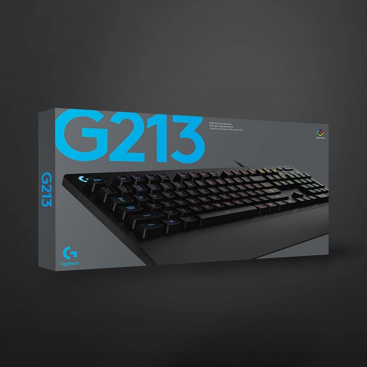 Logitech G213 Prodigy Gaming-Tastatur, RGB-Beleuchtung, Programmierbare G-Tasten, Multi-Media Bedien