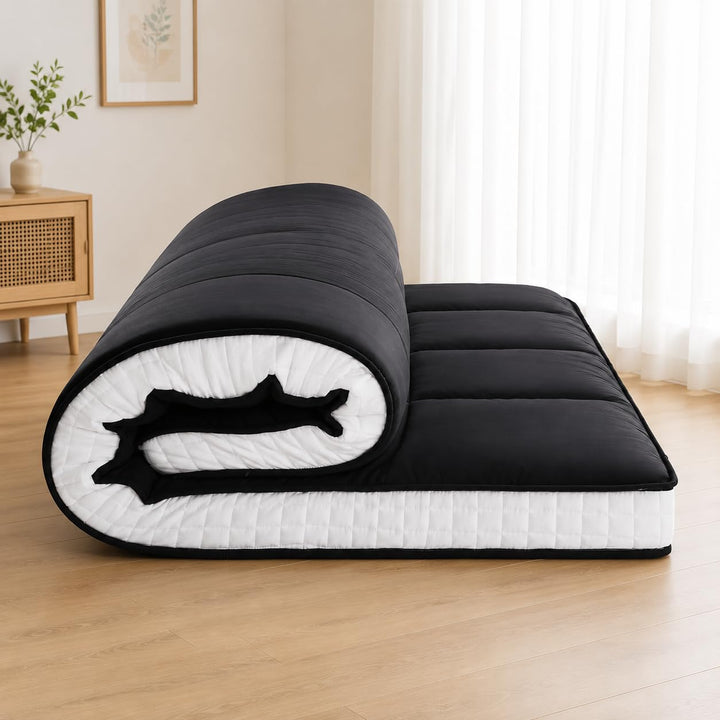 Futon Matratze 137x203cm Klappmatratze - 10cm dick Japanische Klappmatratze, Futon Gästebett, Bodenm