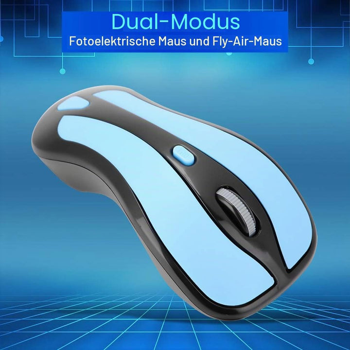 ciciglow Gyration Air Maus, 2-in-1 6D Gyroskop 2.4G Kabellose Mouse 1600 DPI Drahtlose Optische Luft
