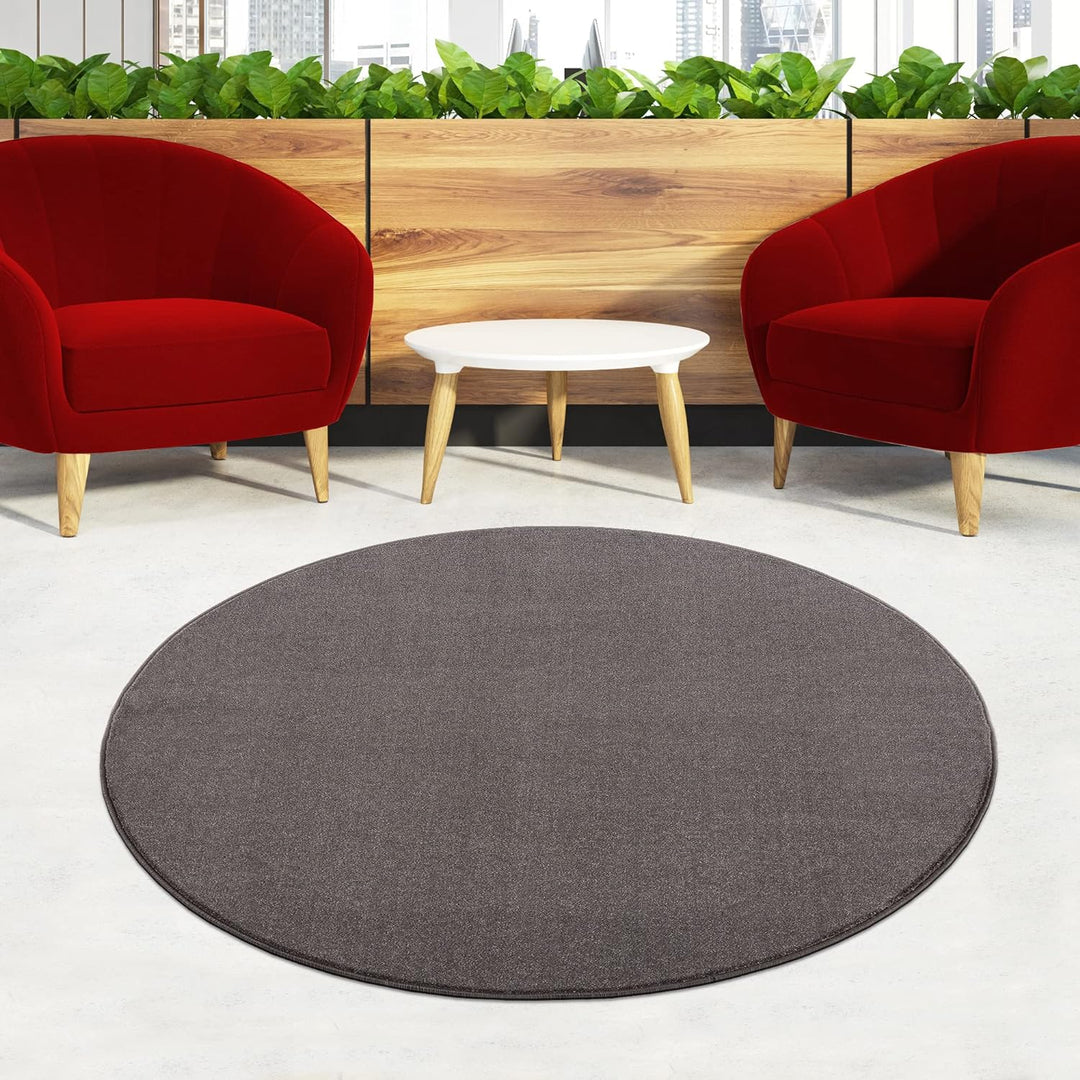 Impression Kurzflor-Wohnzimmerteppich - Schlichte Moderne Teppiche für Schlafzimmer, Büro, Flur, Küc