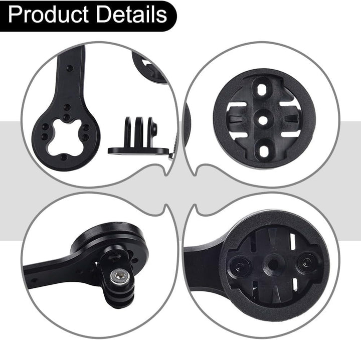 Fahrradcomputer-Halterung für Garmin für Bryton für Wahoo, Fahrradcomputer-Halterung, Aluminiumlegie