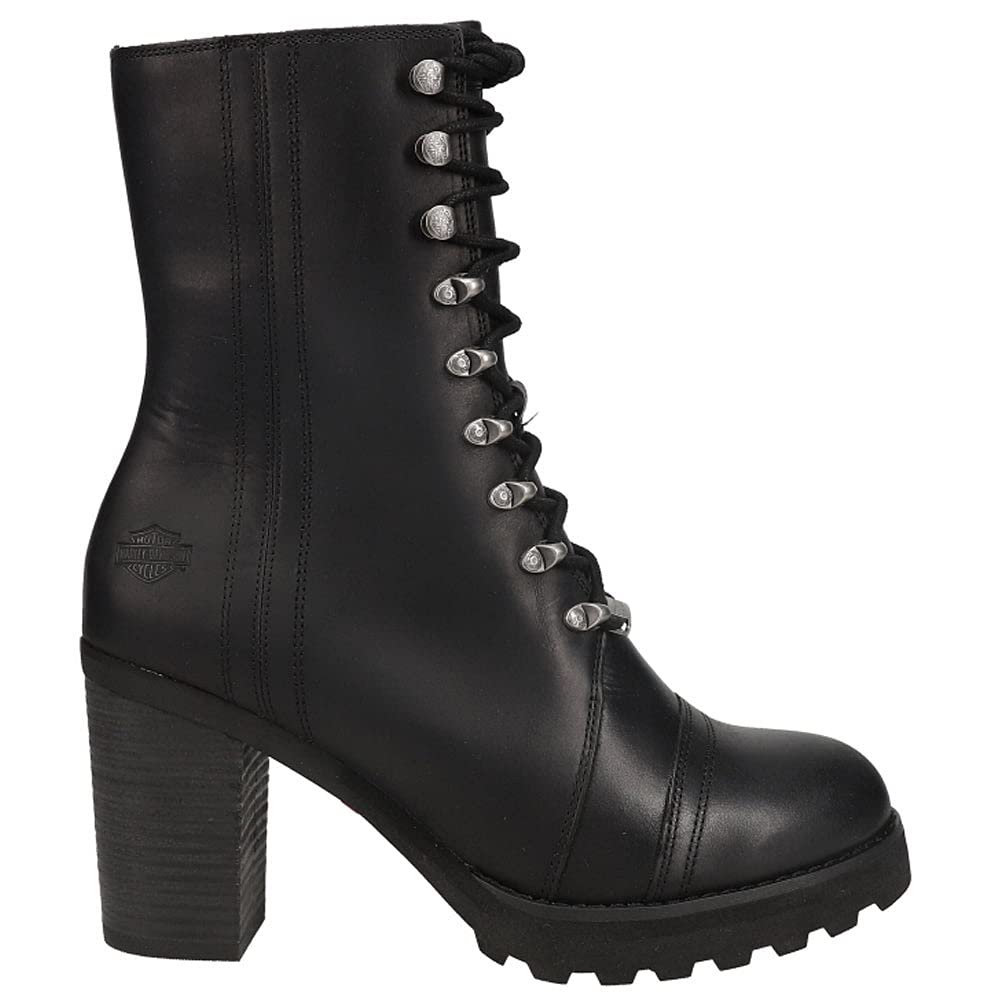 HARLEY-DAVIDSON Damen Seneca Spitze 17,8 CmMotorradstiefel 41 EU Schwarz, 41 EU Schwarz