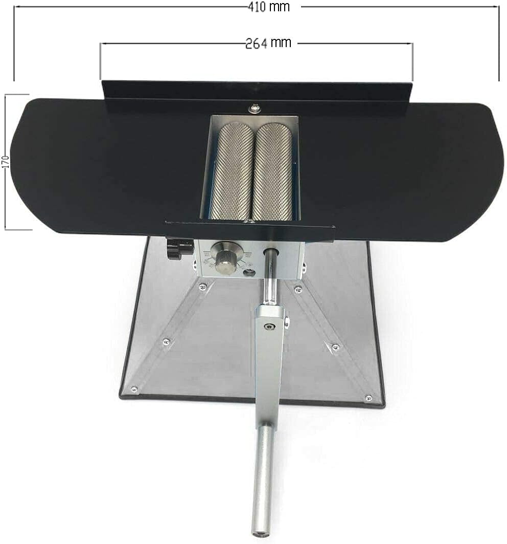 Premium Edelstahl 2 Roller Crusher Pro Malt Getreidemühle mit