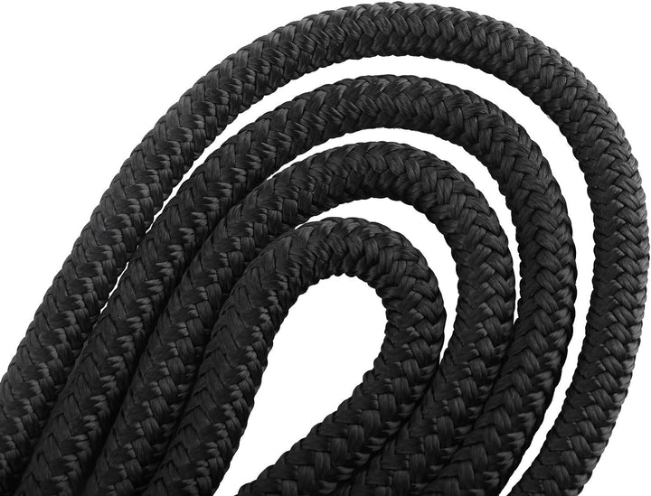 FreeTec 2tlg Boot Fenderleine Nylon Dockline Festmacherleine Fenderseil Bootsseil mit Auge 12mm Durc