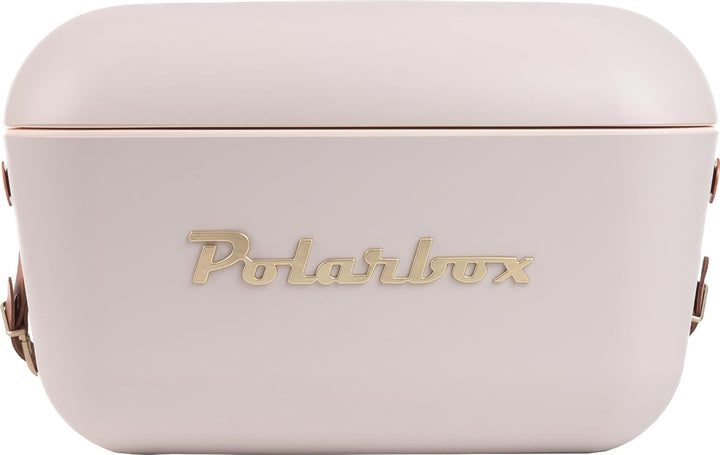 Retro Kühltasche mit Lederband 12 Liter - Polarbox - Perle