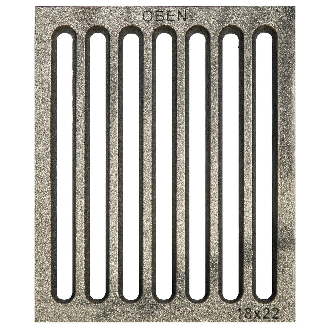 ScarMaxx - Kaminrost Gusseisen 18x22 cm - Ascherost für Kaminofen - Kamin Feuerrost - Robuster und M