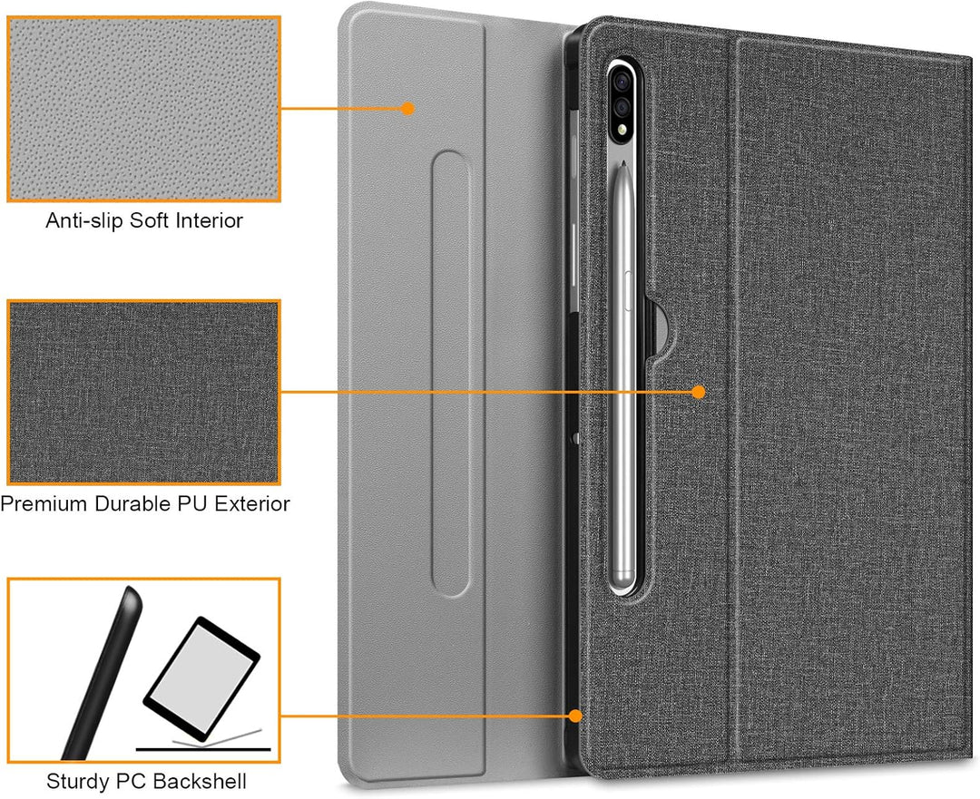 Fintie Tastatur Hülle für Samsung Galaxy Tab S8 11 Zoll 2022 /S7 11 Zoll 2020 Tablet, Keyboard Cover