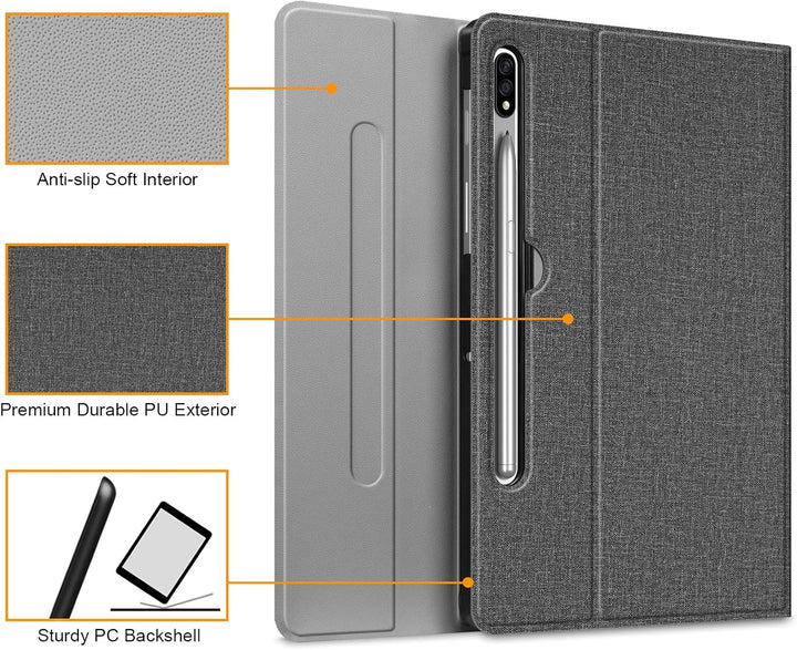 Fintie Tastatur Hülle für Samsung Galaxy Tab S8 11 Zoll 2022 /S7 11 Zoll 2020 Tablet, Keyboard Cover