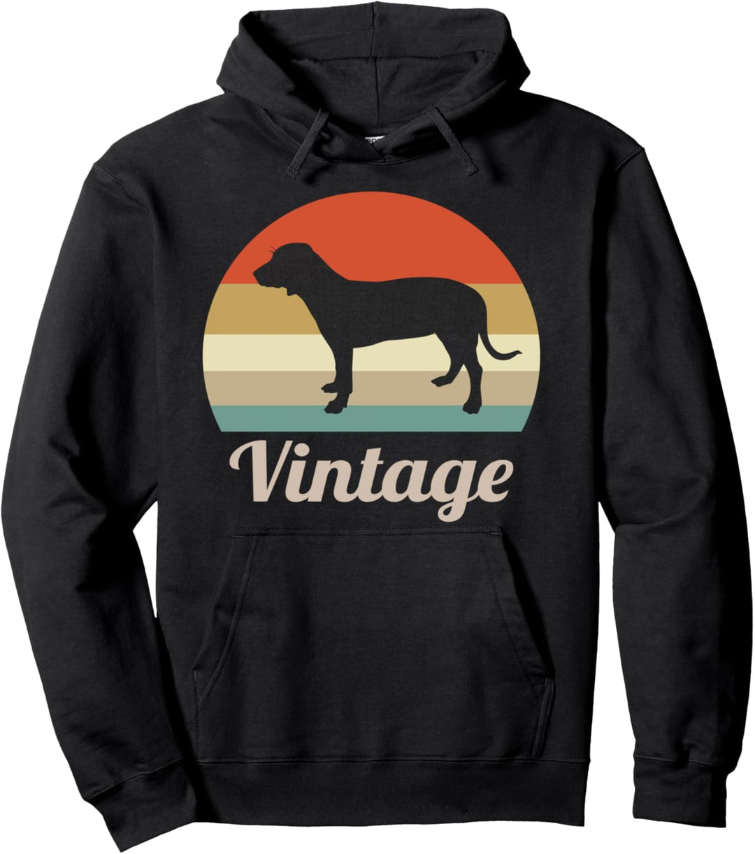 Deutsche Bracke Jagdhund Vintage Retro Style Hunde Pullover Hoodie